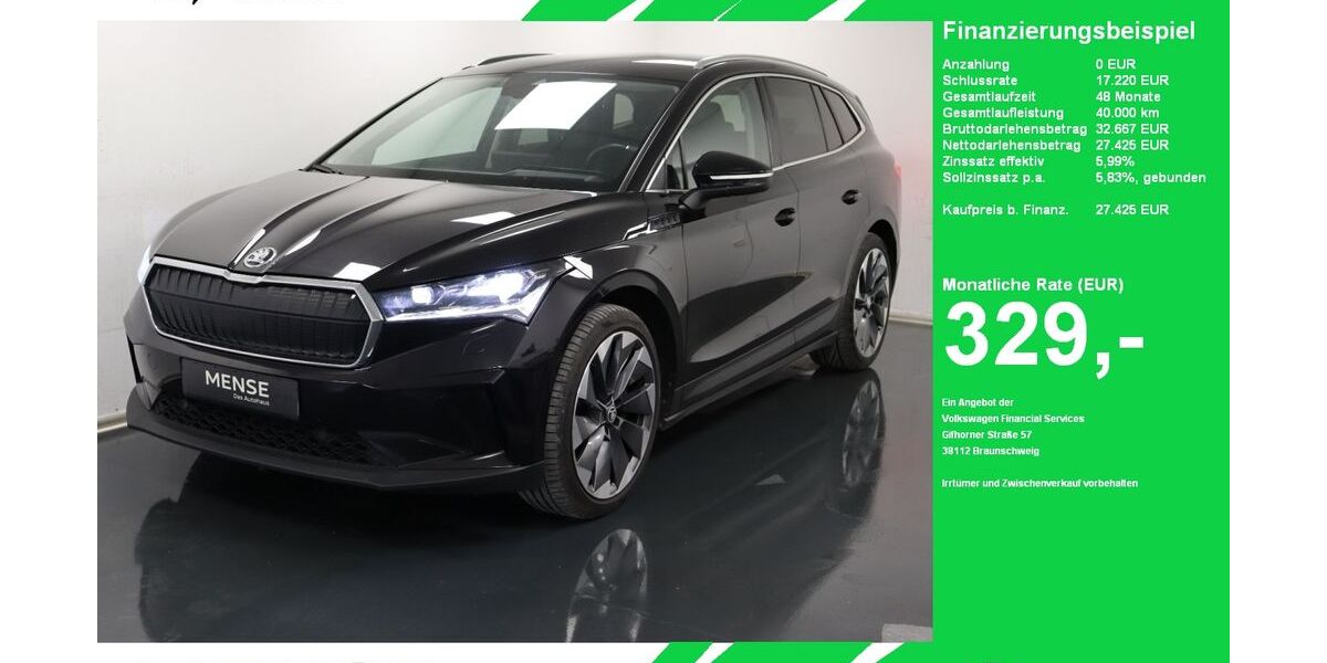 Skoda Enyaq 96.905 km 26.455 &euro; Oelde (Stromberg) 59302