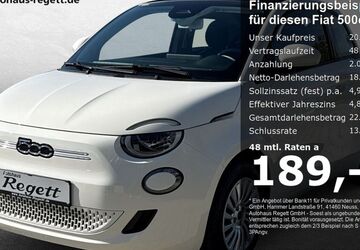 Fiat 500e 9.566 km 20.990 &euro; Soest 59494