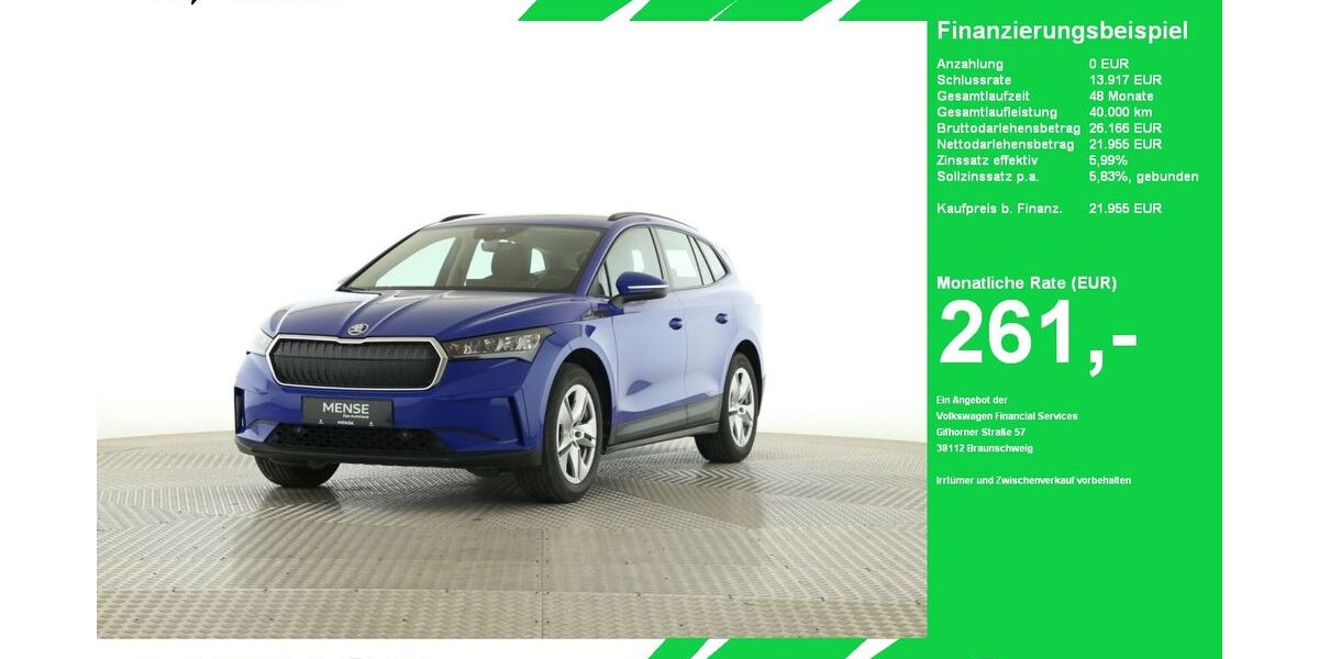 Skoda Enyaq 13.402 km 21.955 &euro; Oelde (Stromberg) 59302