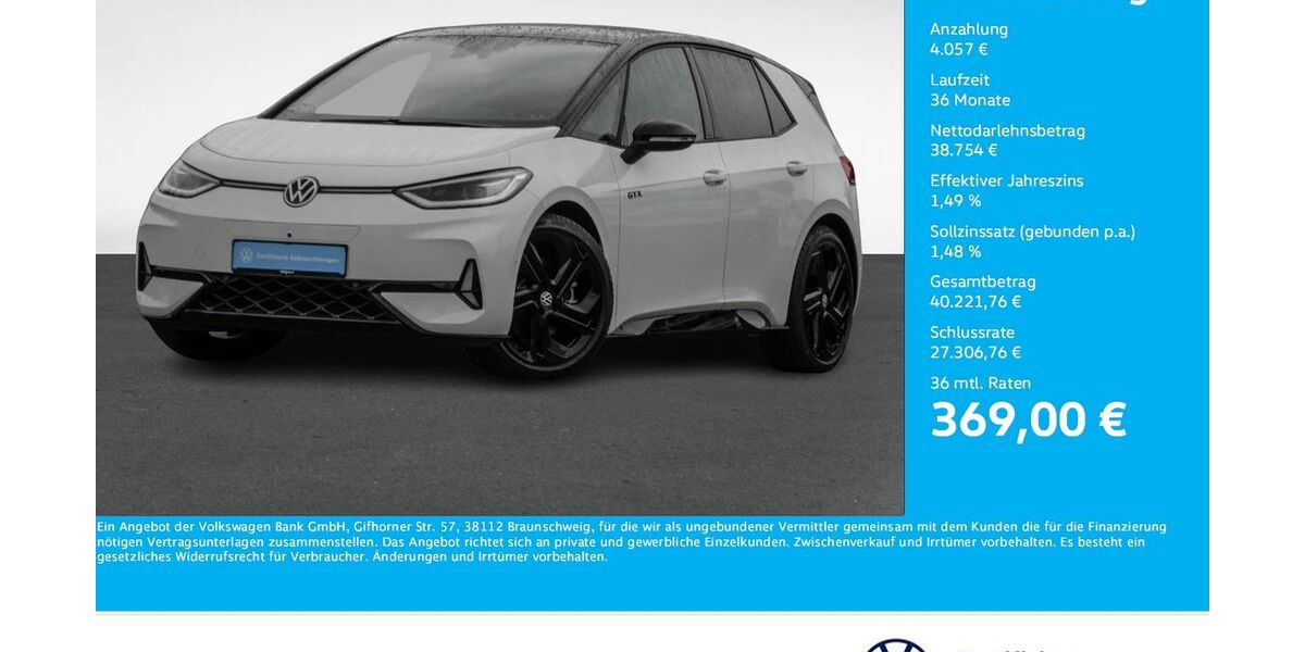 VW ID.3 19.980 km 39.988 &euro; Bergkamen 59192