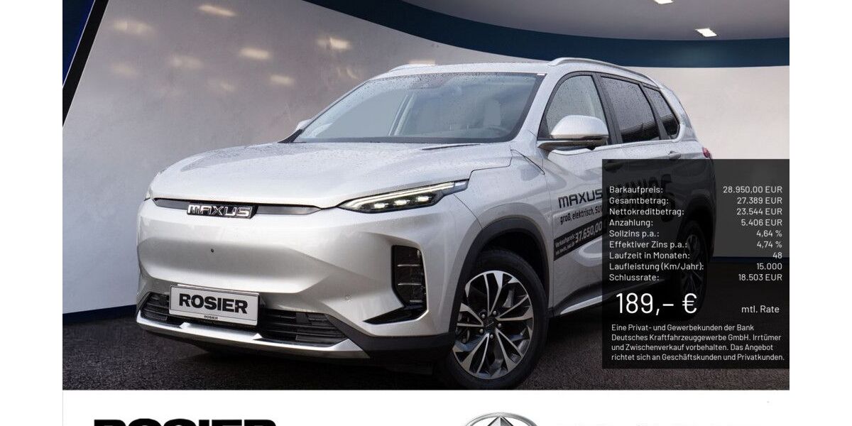 Maxus Euniq 6 3.000 km 28.950 &euro; Menden 58706