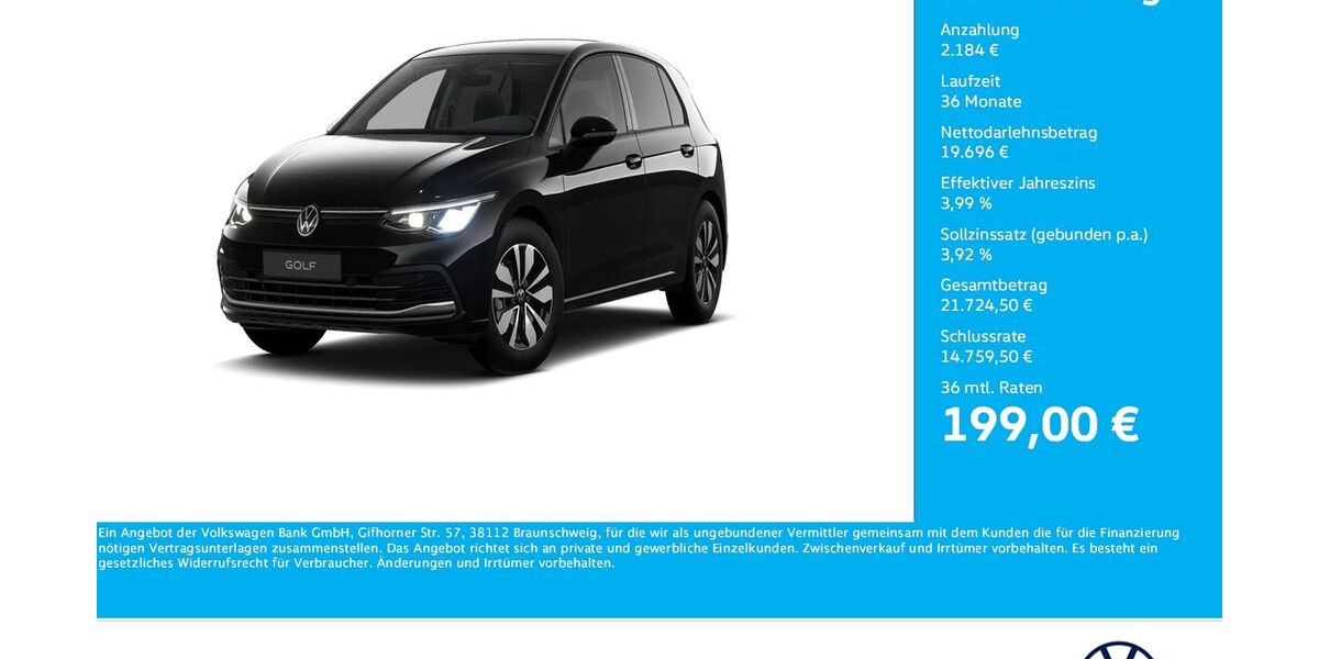 VW Golf 26.569 km 21.880 &euro; Bergkamen 59192