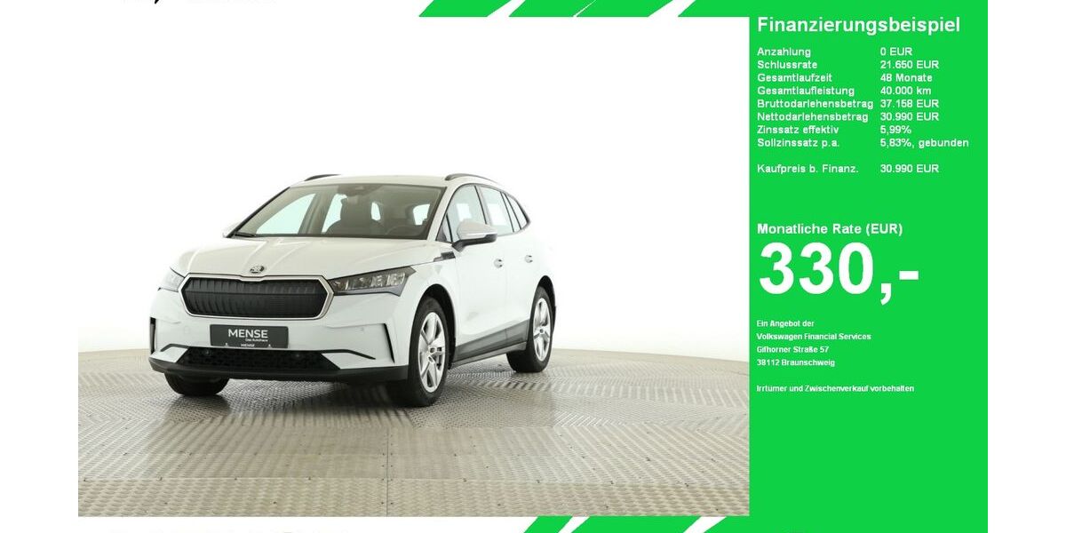 Skoda Enyaq 8.305 km 30.755 &euro; Oelde (Stromberg) 59302