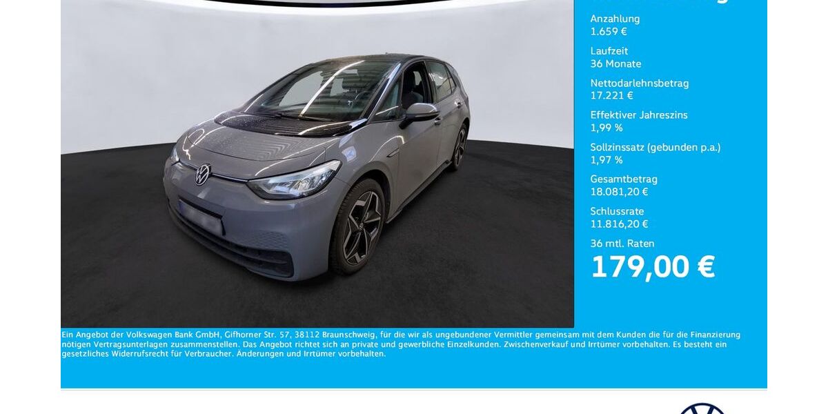 VW ID.3 35.520 km 18.795 &euro; Unna 59423