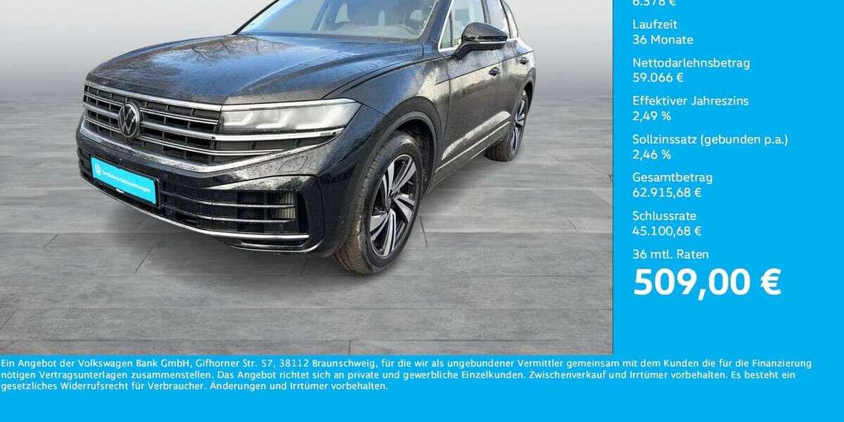 VW Touareg 6.306 km 65.444 &euro; Unna 59423