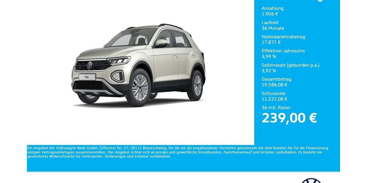 VW T-Roc 25.492 km 19.411 &euro; Bergkamen 59192