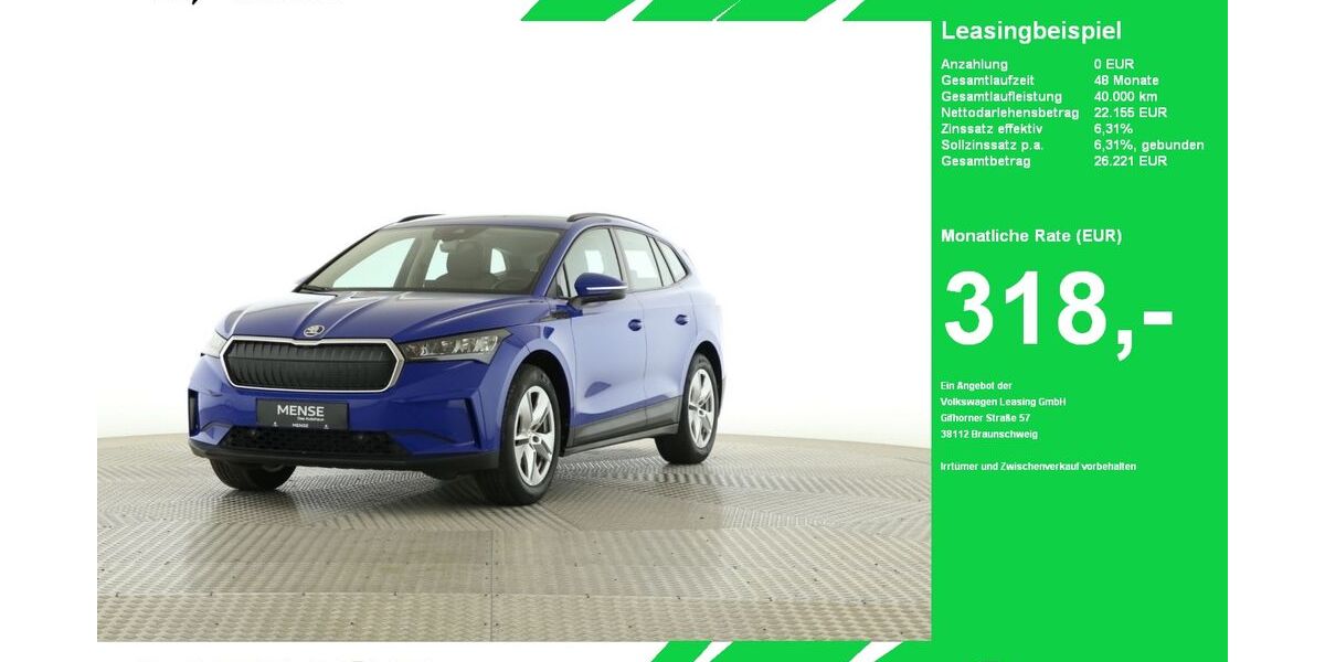 Skoda Enyaq 22.484 km 22.155 &euro; Oelde (Stromberg) 59302