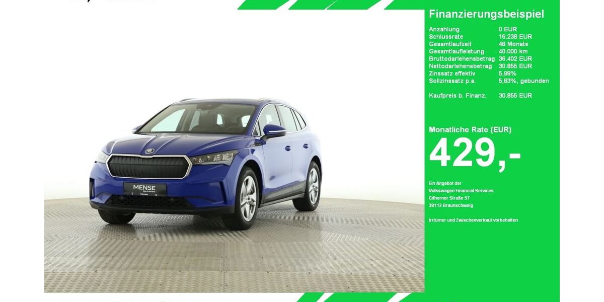 Skoda Enyaq 53.912 km 30.855 &euro; Oelde (Stromberg) 59302