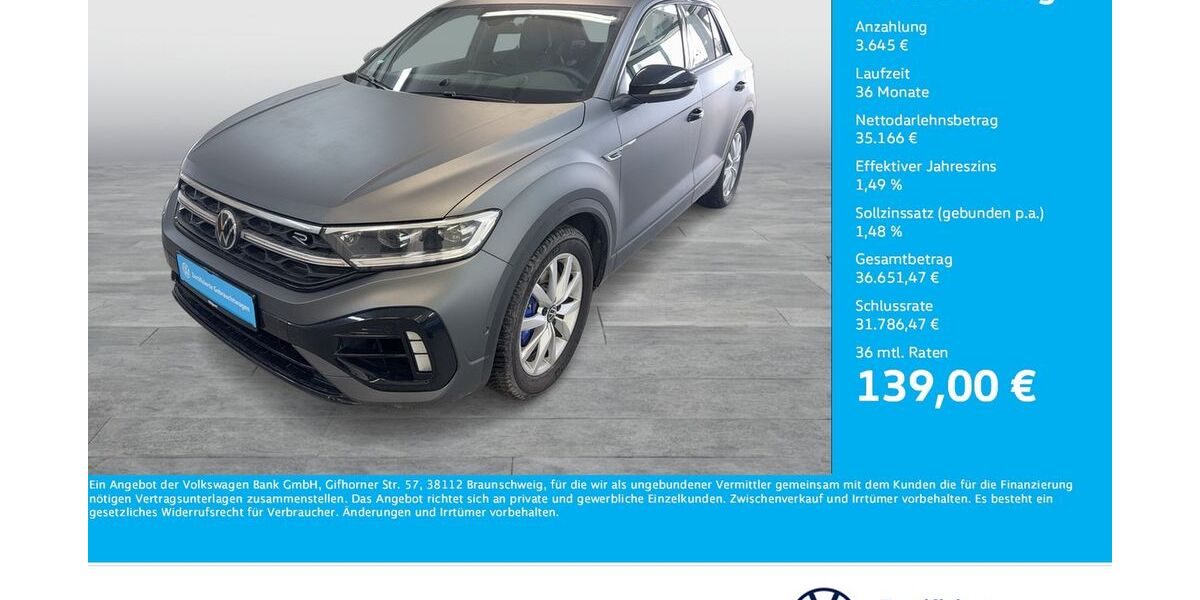 VW T-Roc 11.093 km 37.888 &euro; Bergkamen 59192