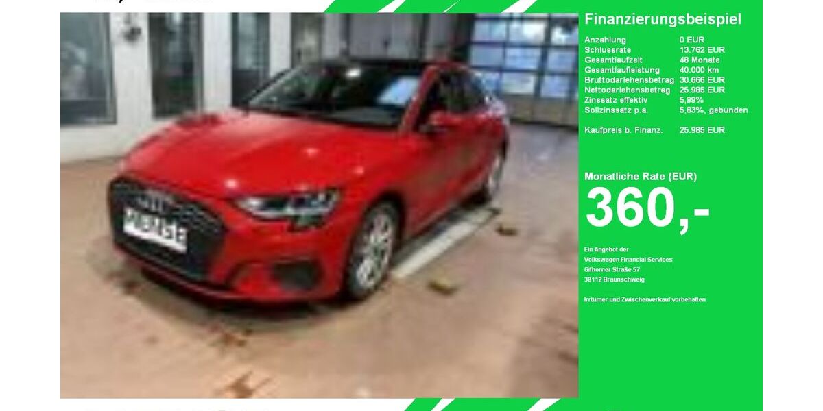 Audi A3 34.872 km 25.985 &euro; Oelde (Stromberg) 59302