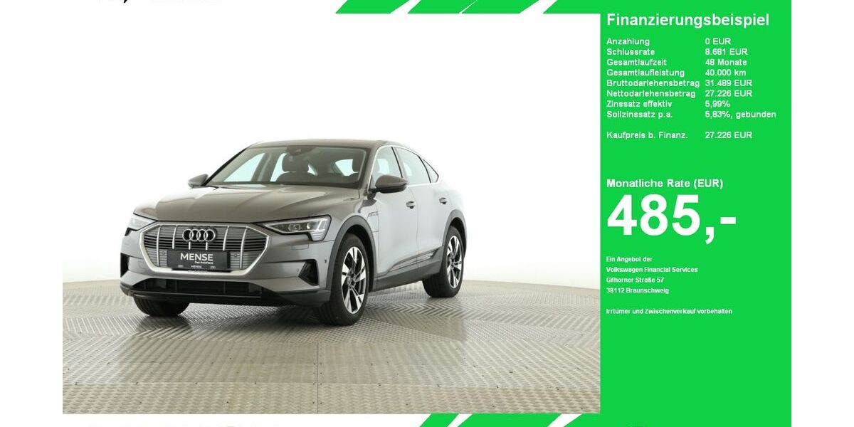 Audi e-tron 44.108 km 27.226 &euro; Oelde (Stromberg) 59302