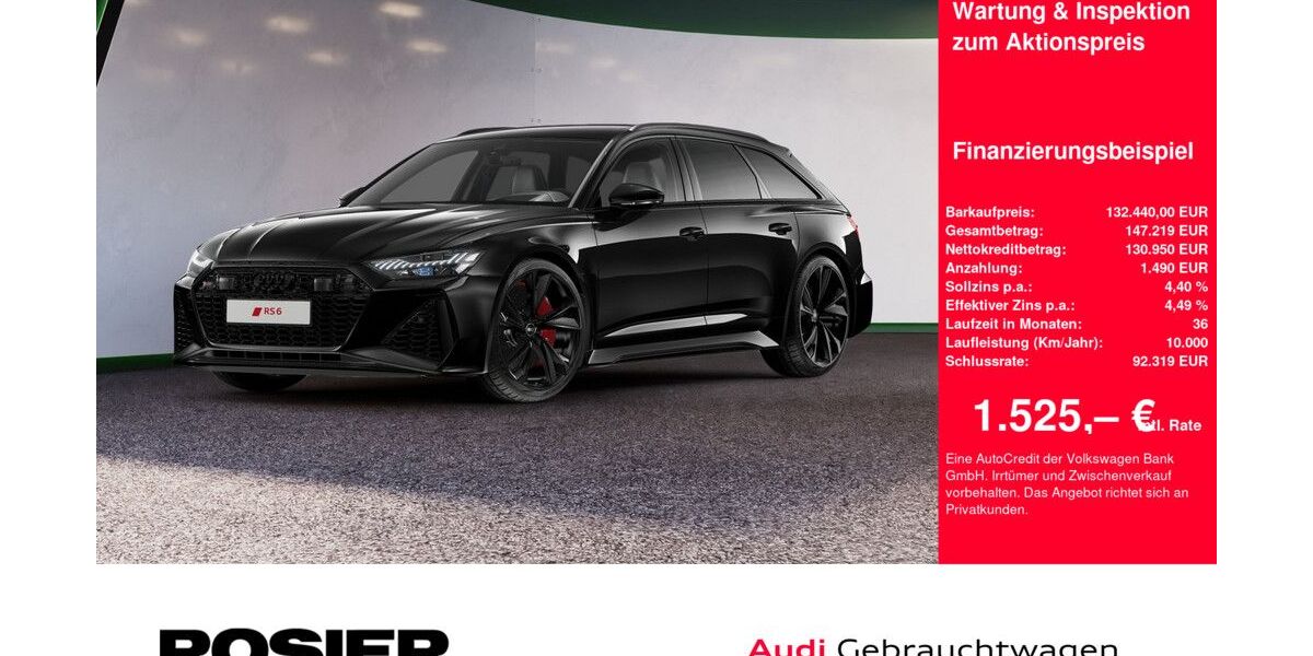 Audi RS6 13.659 km 129.930 &euro; Menden 58706
