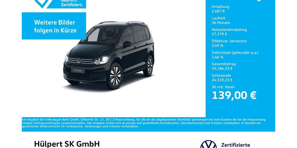 VW Touran 26.522 km 29.966 &euro; Bergkamen 59192
