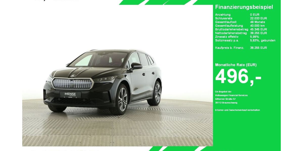 Skoda Enyaq 31.486 km 38.255 &euro; Oelde (Stromberg) 59302