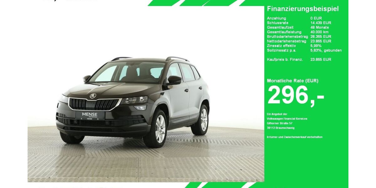 Skoda Karoq 40.507 km 23.325 &euro; Oelde (Stromberg) 59302