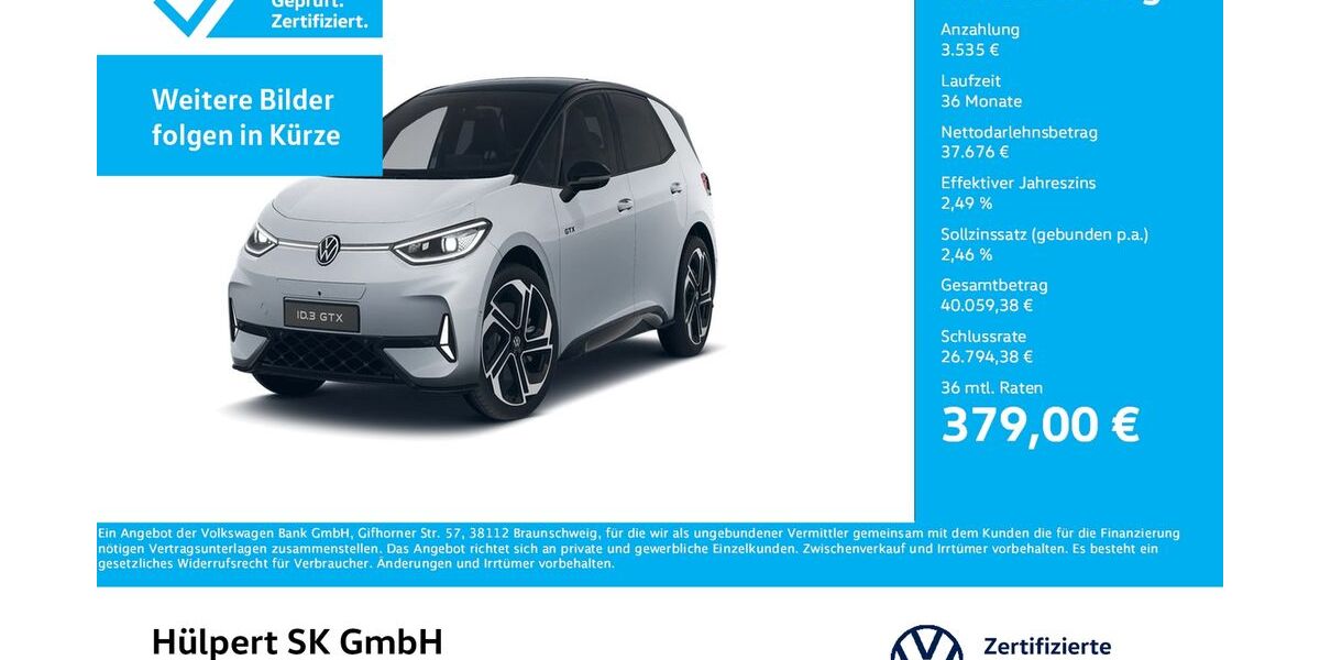 VW ID.3 1.475 km 41.211 &euro; Bergkamen 59192