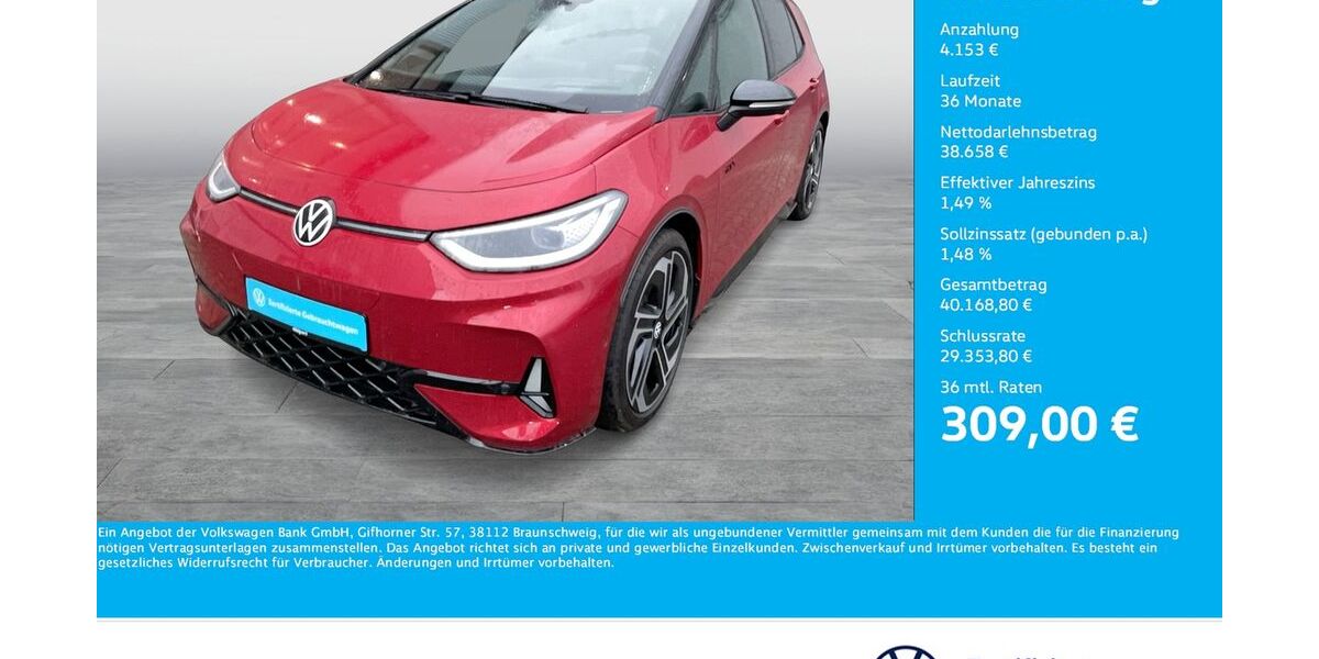 VW ID.3 3.818 km 41.888 &euro; Bergkamen 59192