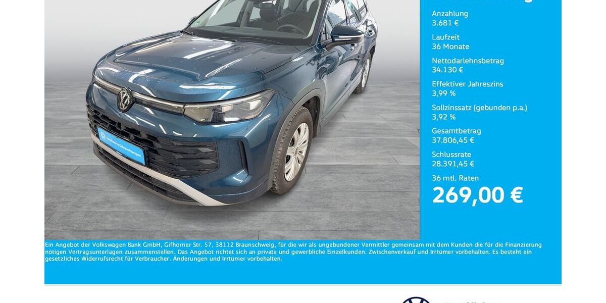 VW Tayron 14.772 km 37.811 &euro; Bergkamen 59192