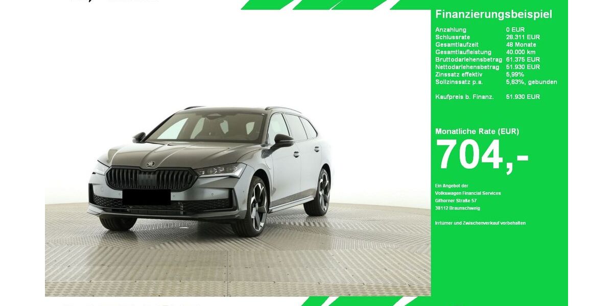 Skoda Superb 9.500 km 51.930 &euro; Oelde (Stromberg) 59302