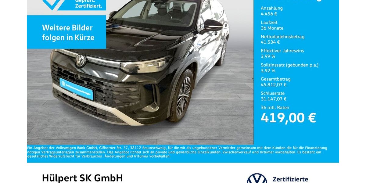 VW Tayron 7.101 km 45.433 &euro; Bergkamen 59192