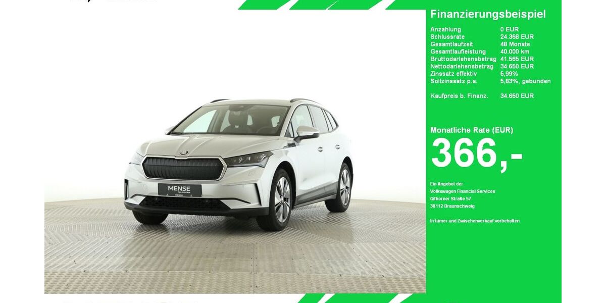 Skoda Enyaq 7.169 km 34.255 &euro; Oelde (Stromberg) 59302