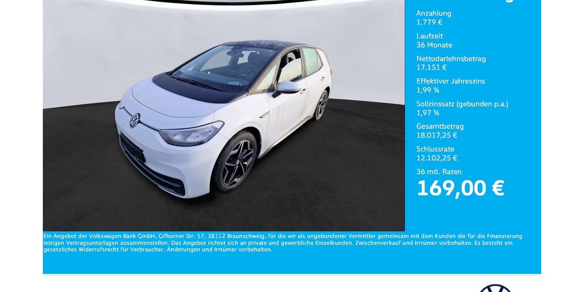 VW ID.3 34.428 km 18.850 &euro; Unna 59423