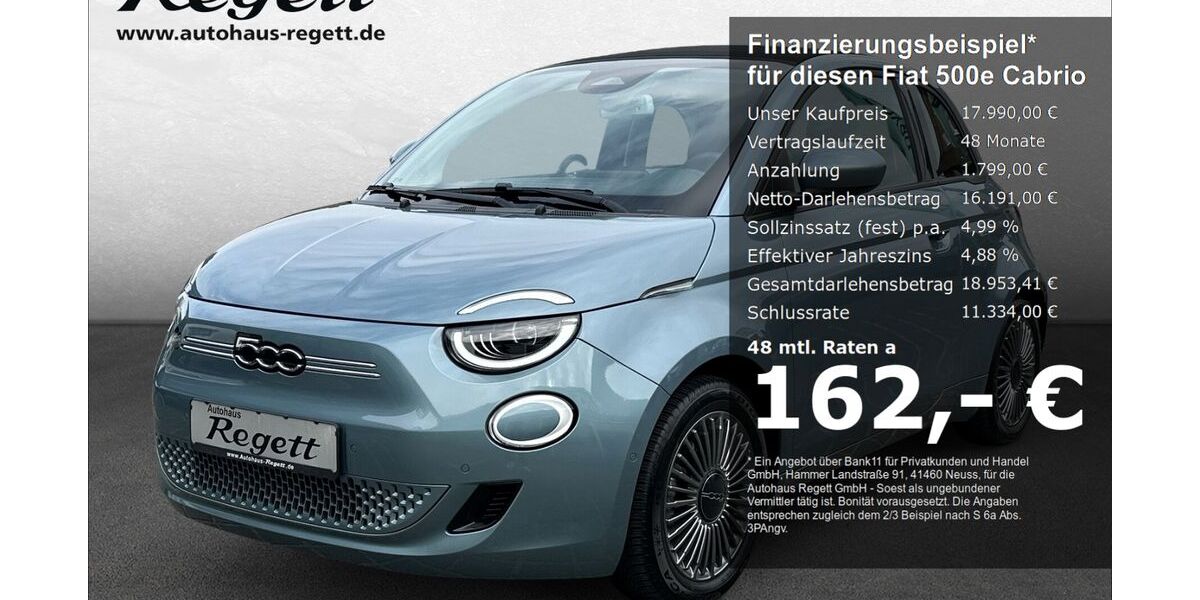 Fiat 500e 36.750 km 17.990 &euro; Soest 59494