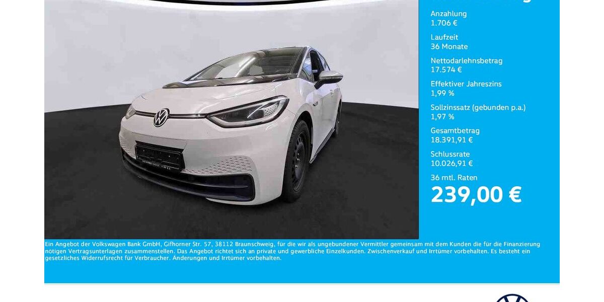 VW ID.3 34.580 km 19.211 &euro; Unna 59423