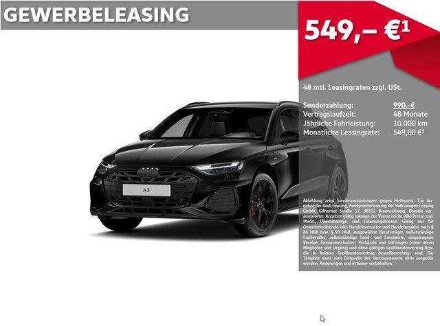 Audi A3 1.990 km 52.790 &euro; Lünen 44534