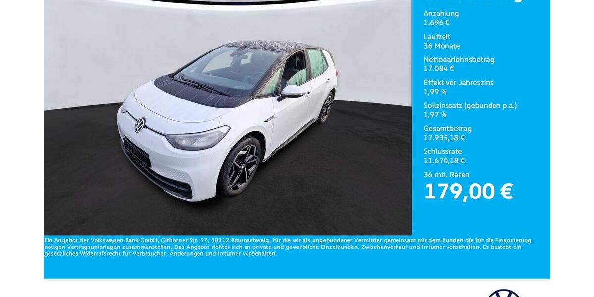 VW ID.3 44.421 km 18.695 &euro; Unna 59423