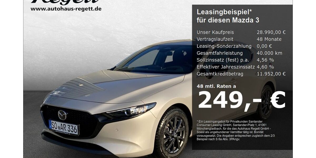 Mazda 3 9.500 km 22.990 &euro; Soest 59494
