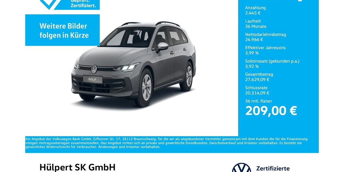 VW Golf 8.563 km 27.388 &euro; Bergkamen 59192